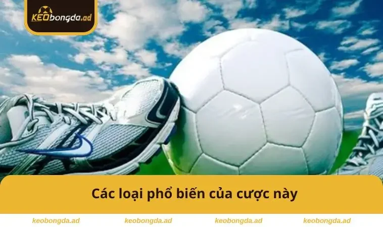 Các loại phổ biến của cược này